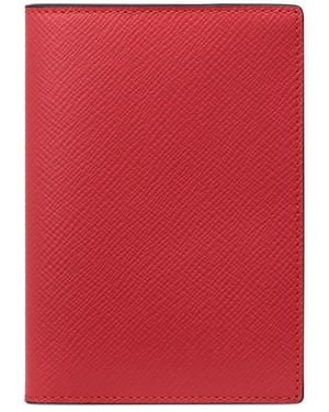 Smythson Panama Passport Cover - Red