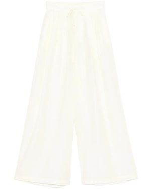 ELEH Pantalon Ample À Lien De Resserrage - White