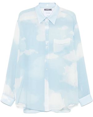 Moschino プリント シャツ - ブルー