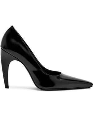 Jude Fame Pointed-Toe Heeled Court Shoes - Black