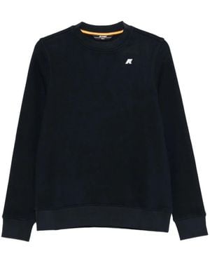 K-Way Sweatshirt Mit Logo-Patch - Schwarz