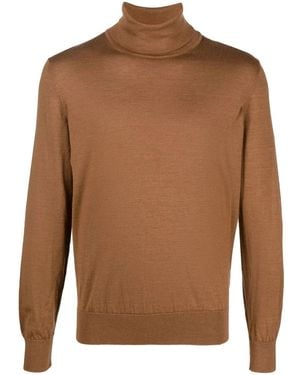 ZEGNA Pullover Mit Rollkragen - Braun