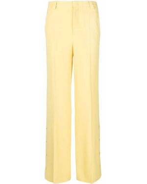 RED Valentino Wide-Legged Tailored Trousers - Yellow