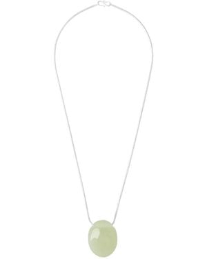 LIE STUDIO Collar Julia Con Colgante - Blanco