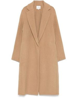 Vince Classic Straight Coat - Natural