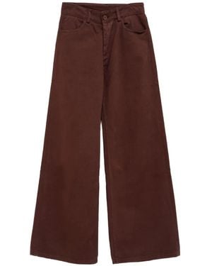 Baserange Tajo Wide-Leg Pants - Brown