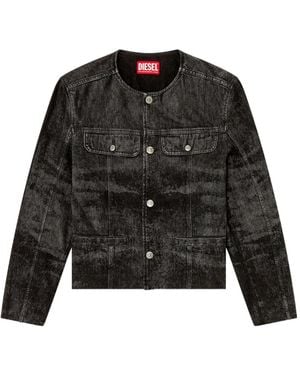 DIESEL D-Aberdeen Denim Jacket - Black