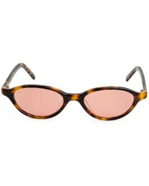 AKILA Alien Oval-Frame Sunglasses - Pink