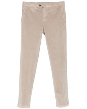 Canali Corduroy Trousers - Natural