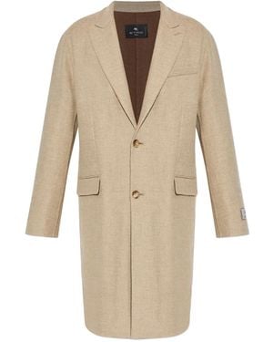 Etro Abrigo con tres botones - Neutro