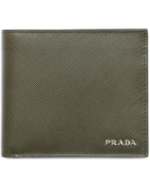 Prada Leather Wallet - Green