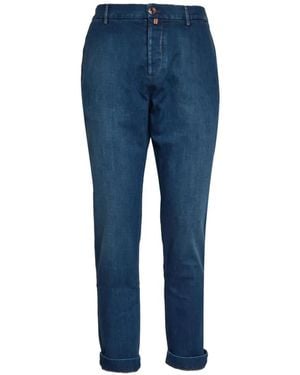 Jacob Cohen Button Closure Denim Jeans - Blue
