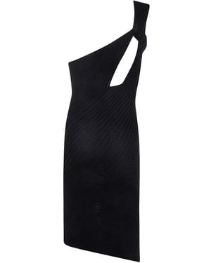 Issey Miyake Pleated Dress - Black