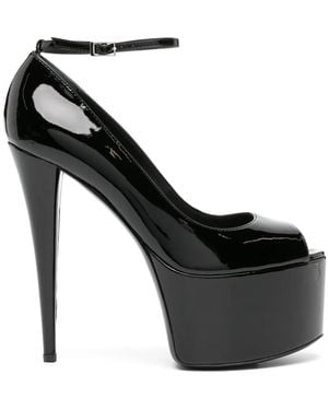 Giuseppe Zanotti 150Mm Gz Aida Platform Court Shoes - Black