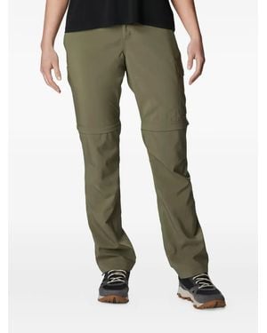 Columbia Zip-Pocket Convertible Trousers - Green