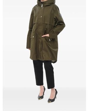 Woolrich Logo-Patch Utility Parka - Green