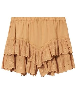 Isabel Marant Jocadia Shorts - Natural