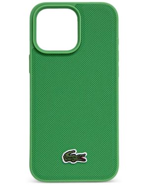 Lacoste Logo-appliqué Iphone 16 Pro Max Case - Green