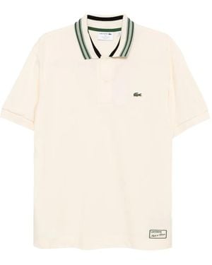Lacoste Poloshirt mit Logo-Stickerei - Weiß