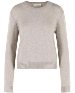 Lisa Yang Ribbed-Trim Cashmere Jumper - White