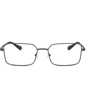 ARMANI EXCHANGE Rectangle-Frame Glasses - Metallic