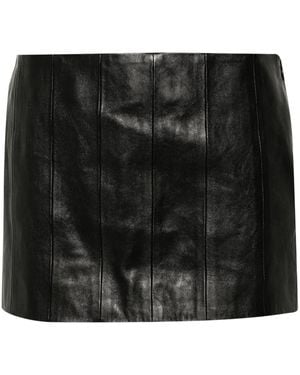 KHAITE Meelar Mini Skirt - Black