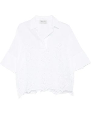 ERMANNO FIRENZE Lace Blouse - White