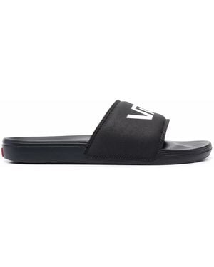 Vans Sandali Slides Con Stampa - Nero