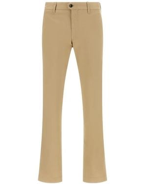 Incotex Stretch-Cotton Chinos - Natural