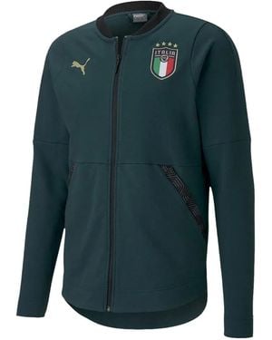 PUMA Figc Italian Football Federation Full-Zip Sweatshirt - Blue