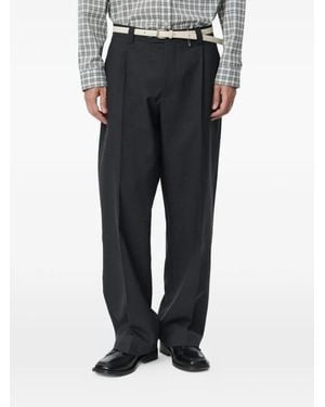mfpen Service Pleated Trousers - Black