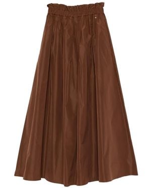 Herno Pleated Skirt - Brown