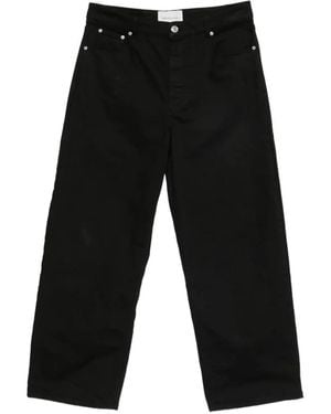 Ami Paris Jean Ample À Patch Logo - Black