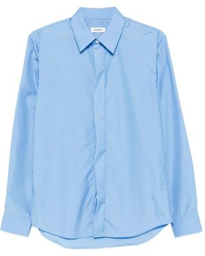 Sandro Button-Down Overhemd - Blauw