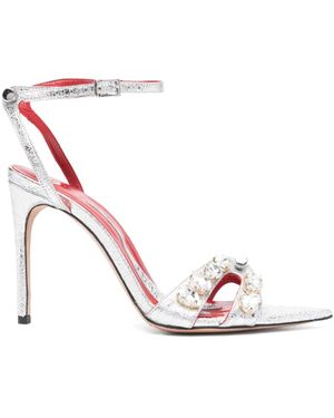 HARDOT 100Mm Booty Sandals - Pink