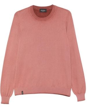 AROVESCIO Jersey Con Cuello Redondo - Rosa