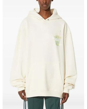 Filling Pieces Sudadera con capucha y estampado gráfico - Blanco