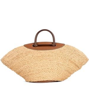 Cult Gaia Sac Cabas Wanda À Finitions En Cuir - Neutre