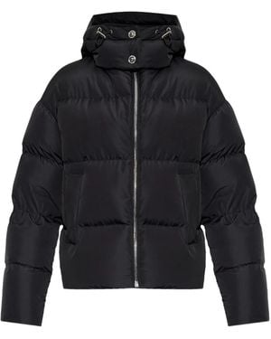 Versace Hooded Zip-Fastening Jacket - Blue