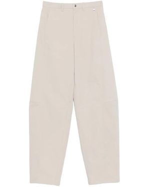 Herno Pantalones Con Trabillas - Blanco