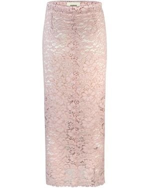 A PAPER KID Kanten Rok - Roze