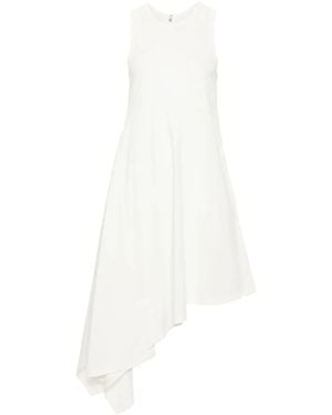 Y-3 Abito Corto Con Stampa - Bianco