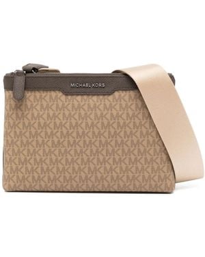 Michael Kors Hudson メッセンジャーバッグ - ナチュラル