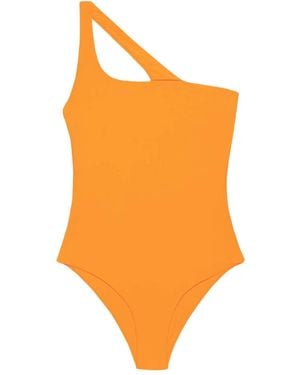JADE Swim One-Shoulder Swimsuit - Orange