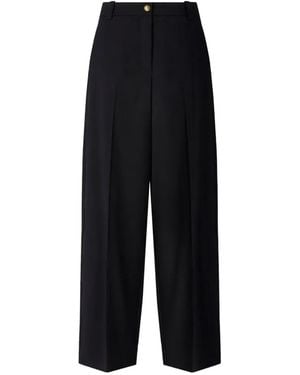 Pinko Barrel-Fit Trousers - Black