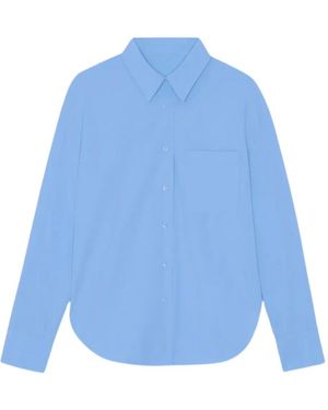 Frankie Shop Classic-collar Shirt - Blue