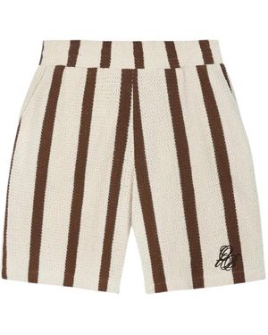 Only the Blind Crochet Rust Shorts - Natural