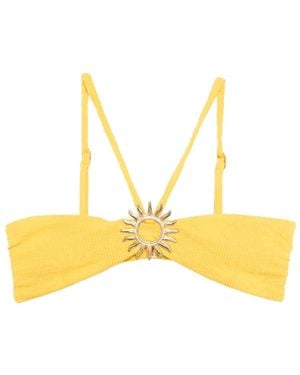 FARM Rio Sun-Plaque Bikini Top - Yellow