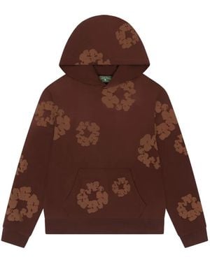 DENIM TEARS Mono Cotton Wreath Hoodie - Brown