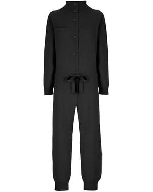 Laneus Knitted Jumpsuit - Black